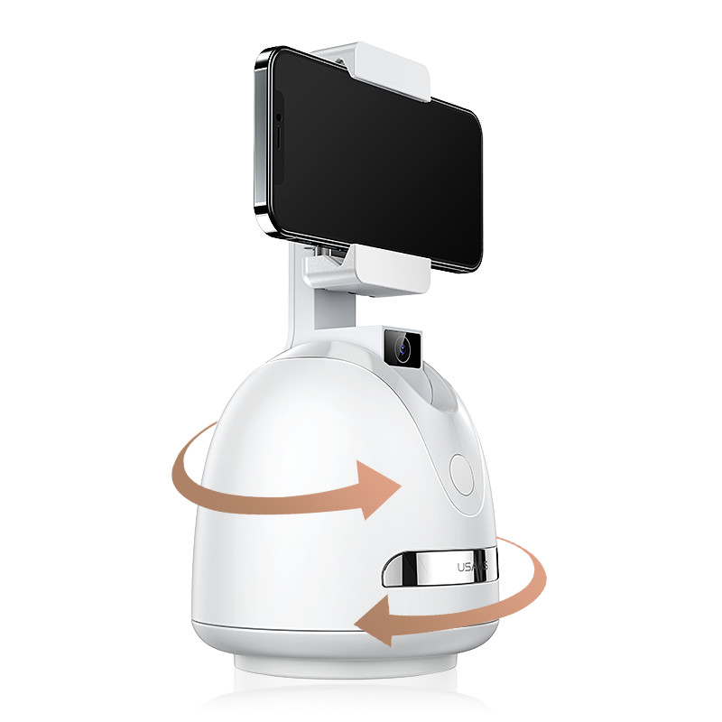 USAMS New ZB239 360 Rotation Vlog Camera Video Shooting AI Auto Facial object Tracking Smart Photo Shooting Phone Holder