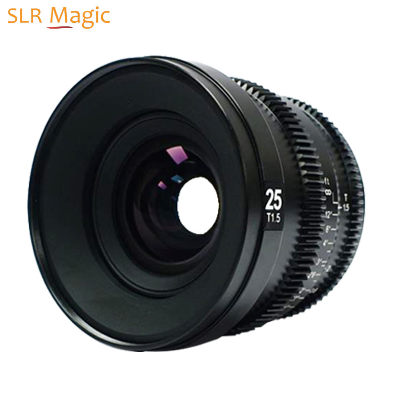 Объектив SLR Magic MicroPrime Cine 25 мм T1.5 для широкоугольного объектива FUJI X с большой диафрагмой