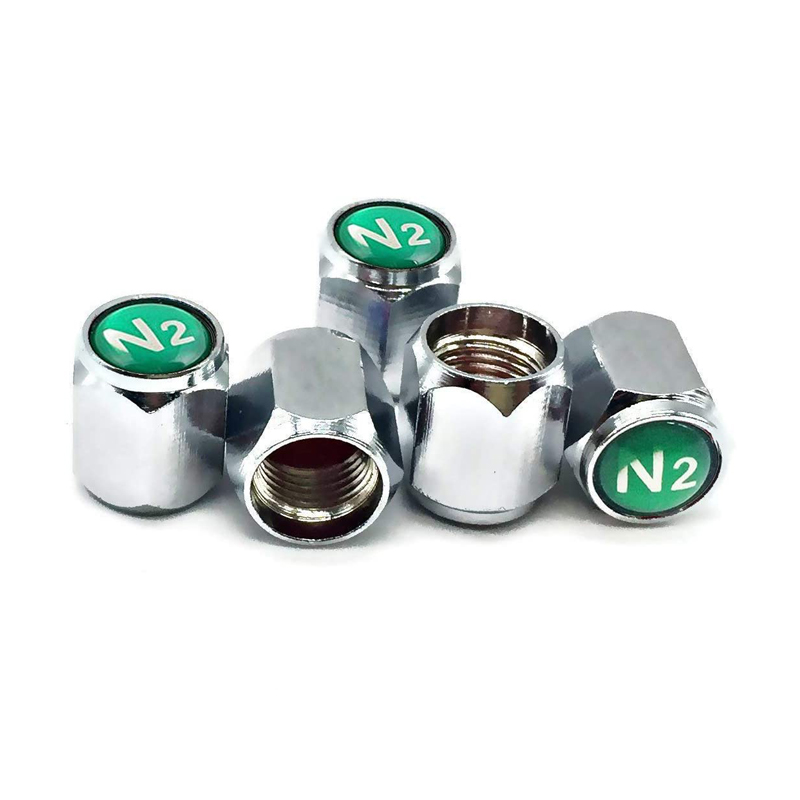 Brass N2 Tire Valve Stem Dust Cover For 8V1 US standard Valve Cars