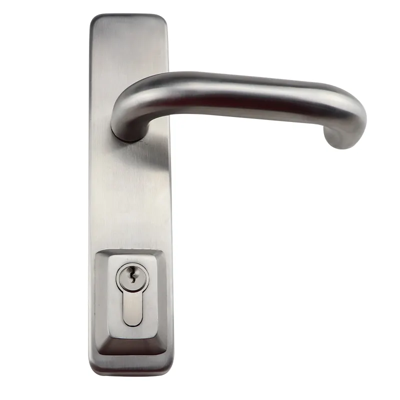 Stainless Steel Flush Pull Door Lock Lever Handle Passage Door Lever Handle