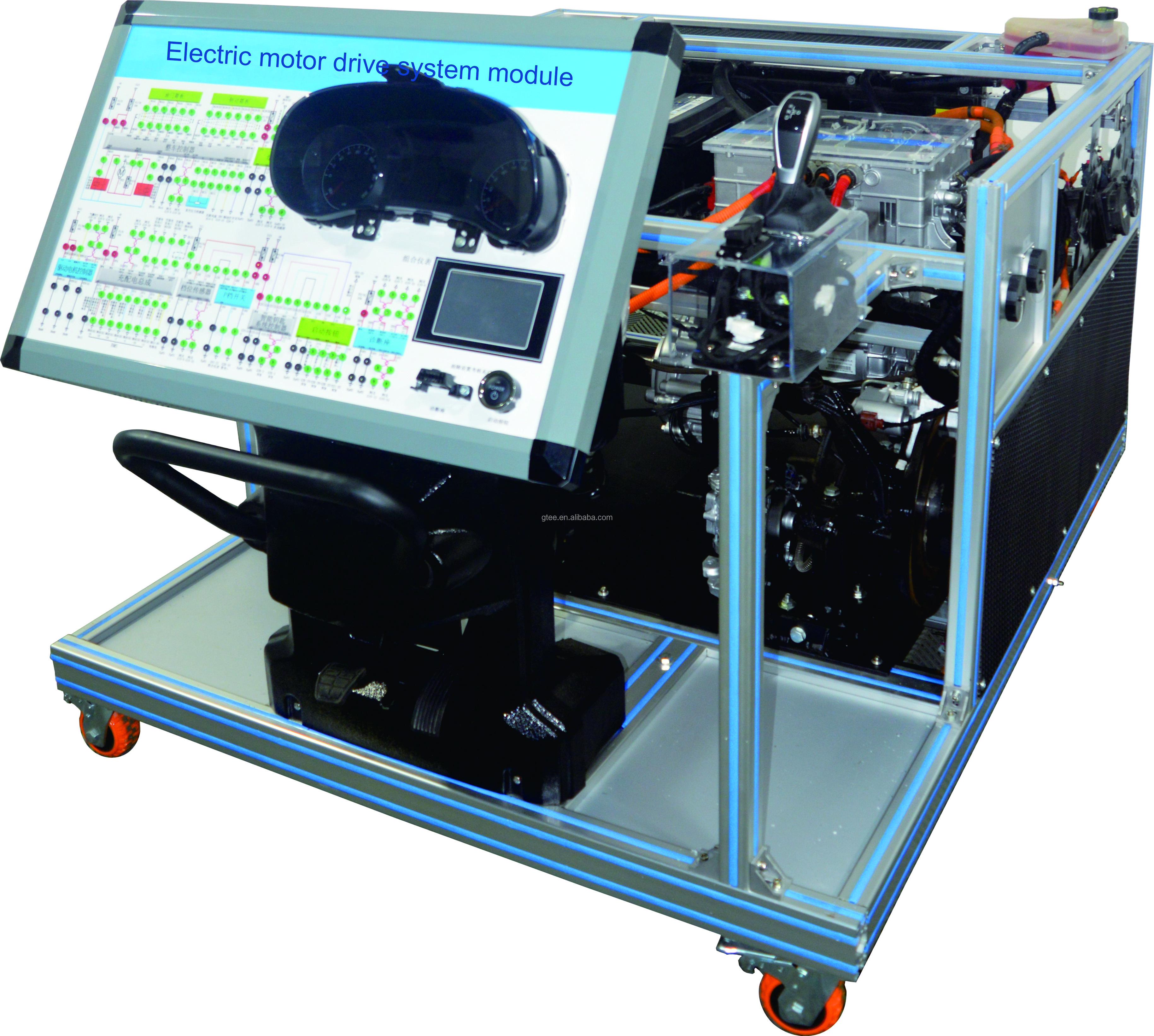 Pure electric vehicle integrated training system