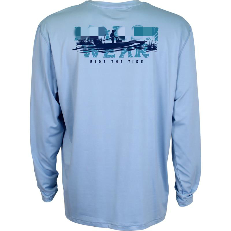 Sublimation Long Sleeve Fishing Long Sleeve Shirt,Design Your Own Dri Fit Fishing Shirt,Performance T-shirt
