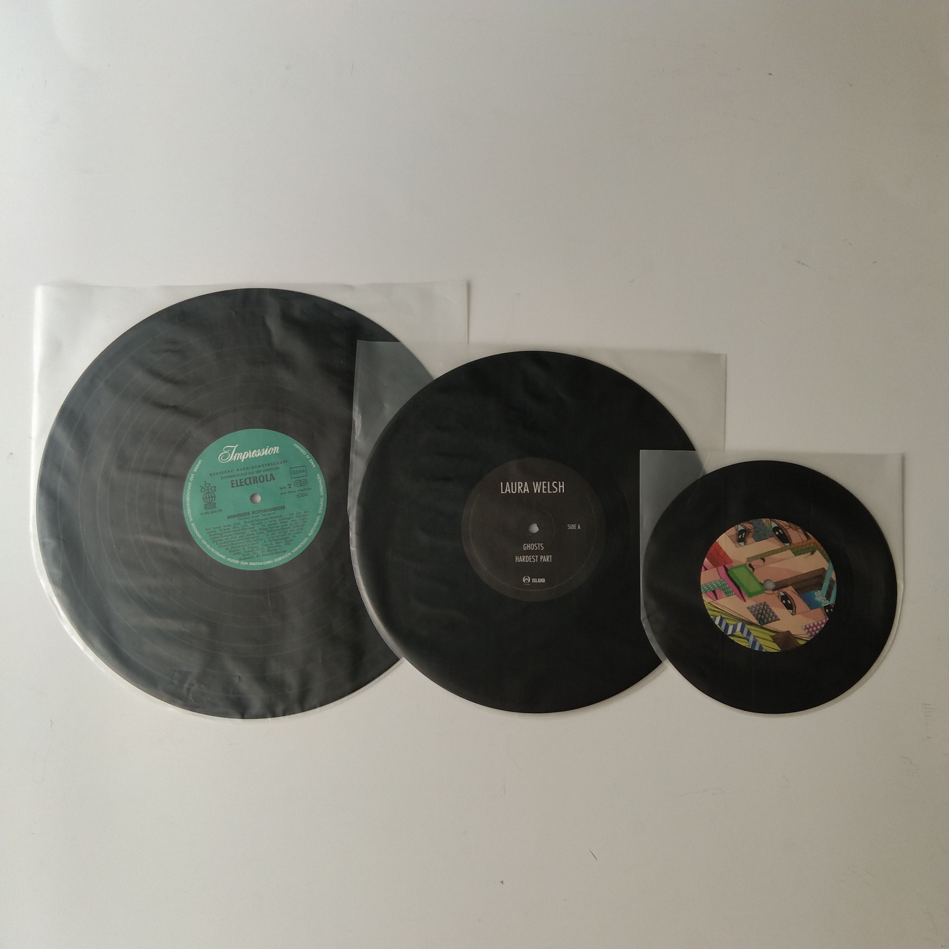 7 "10" 12 "антистатические круглые нижние LP записи/альбом внутренние рукава
