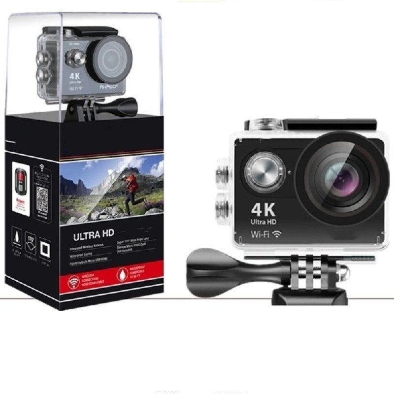 Лидер продаж на Amazon, подводная спортивная Экшн-камера Akaso EK7000 4K с дистанционным управлением через Wi-Fi