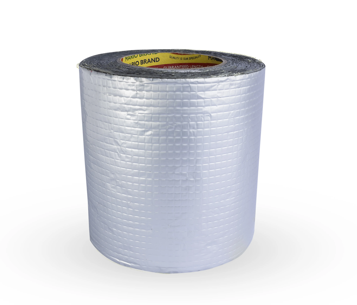 Mario Industrial Best Price Waterproof Membrane Sealing Tape Non-Slip Durable Butyl Rubber Backing 1mm Thickness for Outdoor Use