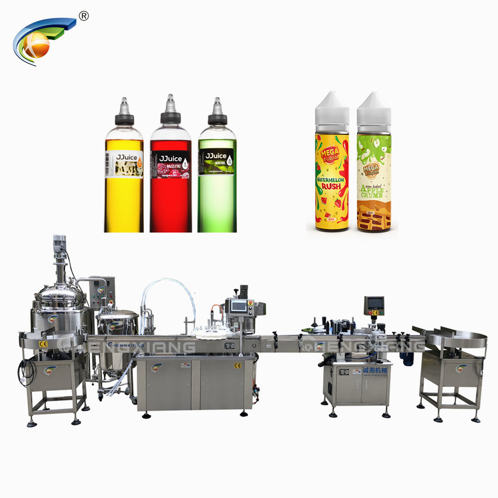 Шанхай CHENGXIANG 10-120 мл vape сок розлива линия, электронная сигарета жидкого наполнения машины