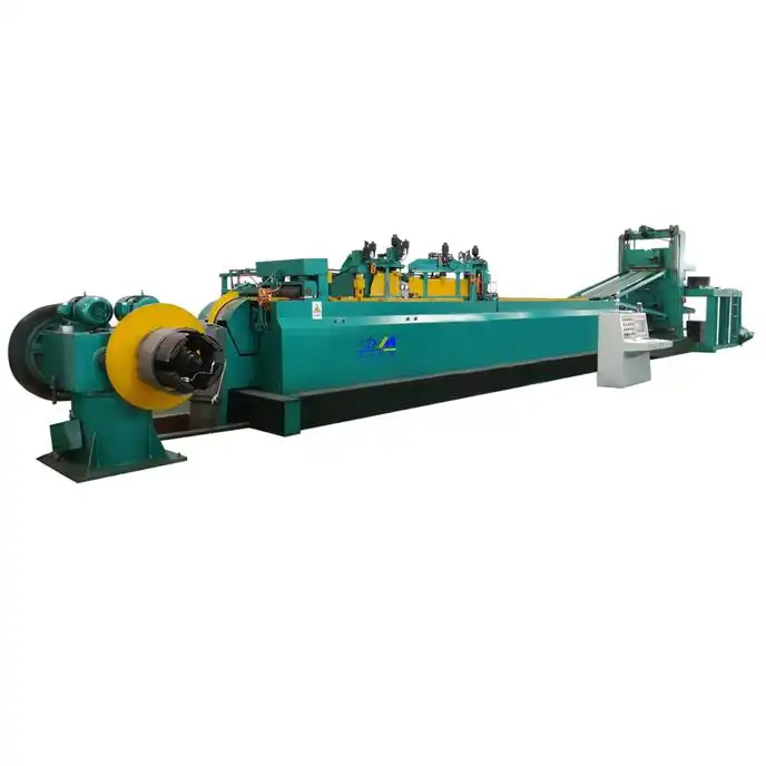 HJX-400 CRGO automatic silicon sheet coils uncoiling machine cut to length