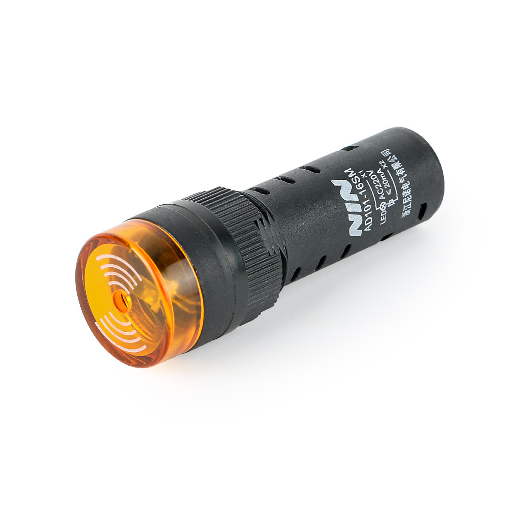 AD16-16SM зуммер с вспышкой с smart led зуммер пластмассовая круглая головка звукового сигнала