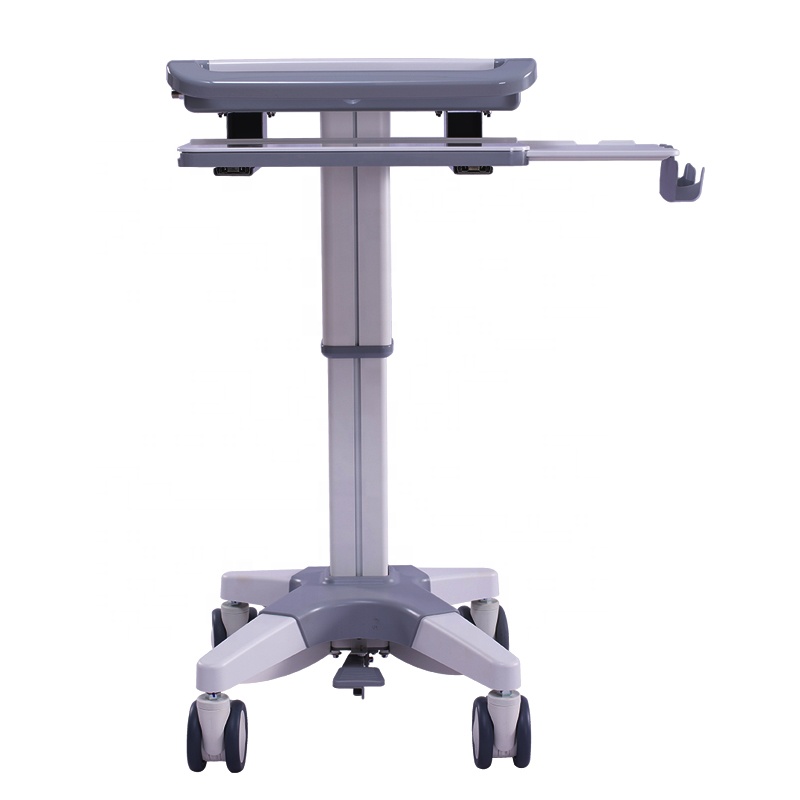 Medical Mobile Trolley Laptop Workstation Cart