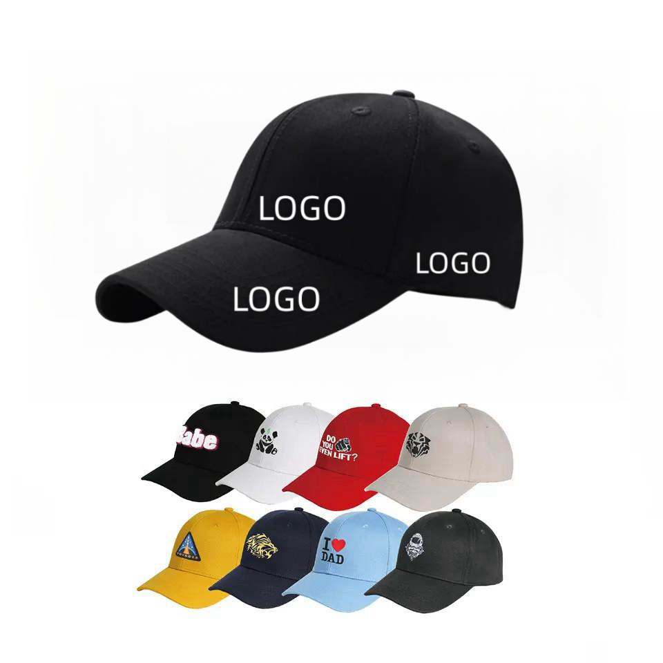 Outdoor Sports Baseball Caps 5 Panel 6 Panels Hats With Custom Print Embroidery Logo Snapback Label Patch Design Jingrun