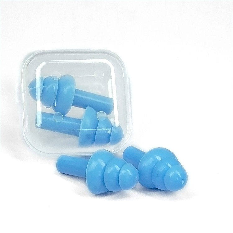 Silicone Earplugs Ear Plugs With Box Swimming Sleeping Soft