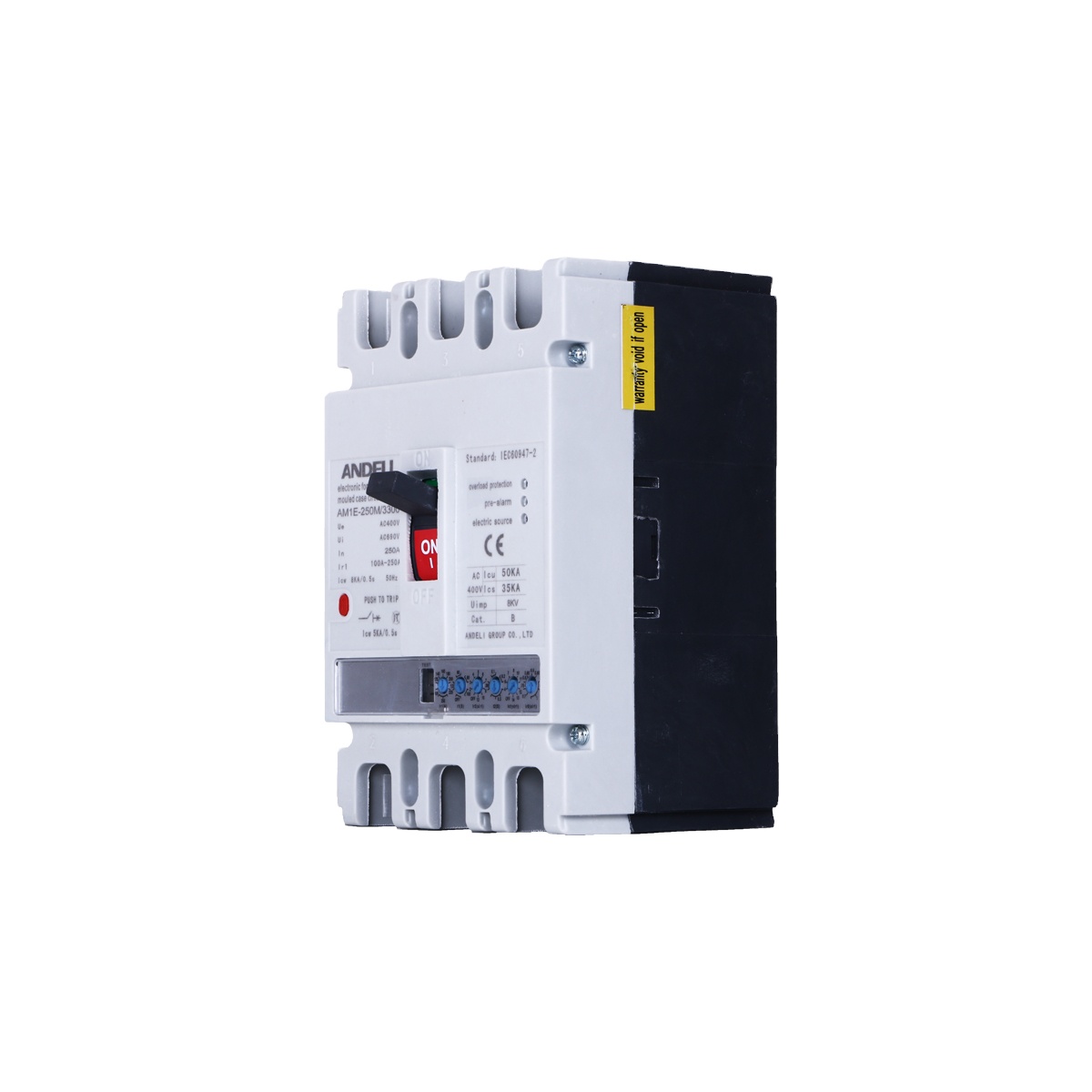 ANDELI AM1E-250/3300 100 125 140 160 180 200 225 250 amp 160 amp mccb выключатель переменного тока 60ahpowergrip стандарт