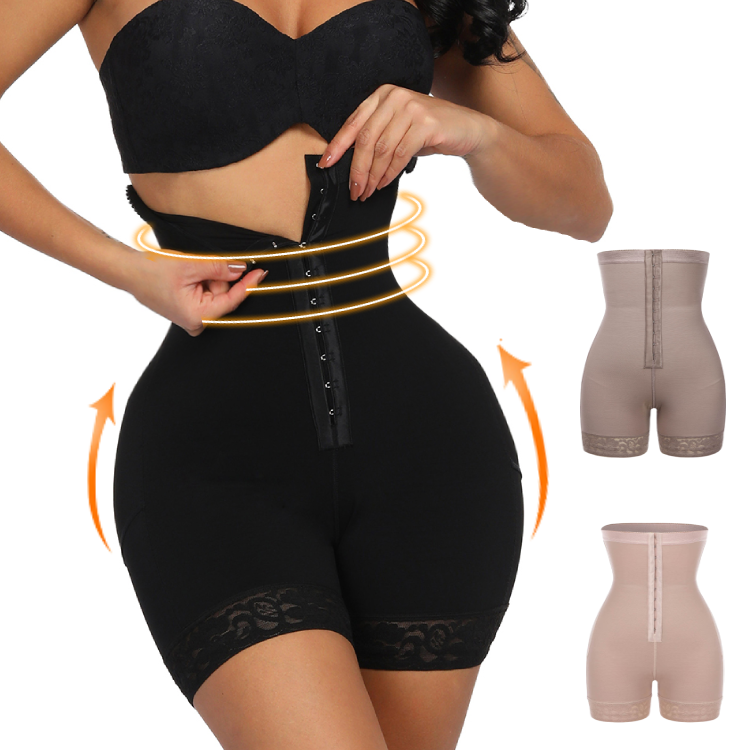 Черный; Застежка-молния сбоку жилет Body Shaper Пояс Ремень управления грудью Корректирующее Утягивающее женское нижнее бельё для девочек боди талией Shaper