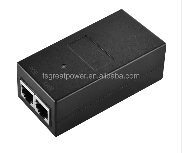 10/100/1000 Мбит/с PoE Инжектор Over Ethernet адаптер питания 15V 18V 24v poe адаптер импульсный источник питания для камеры видеонаблюдения