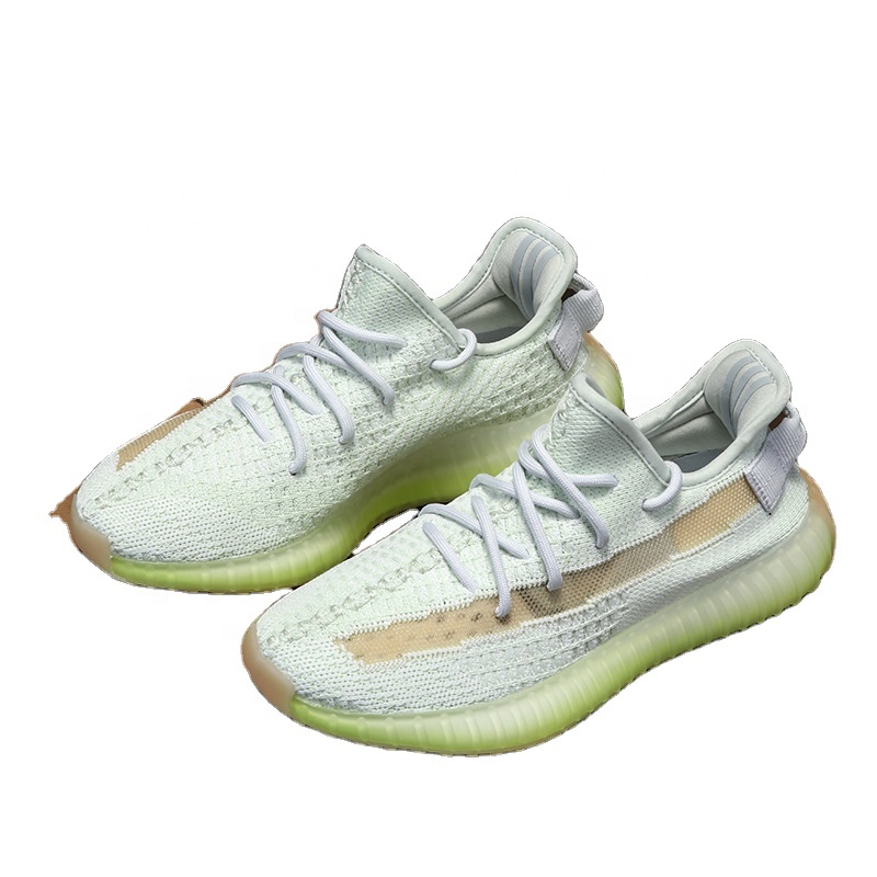 Оптовая продажа, черные и белые дышащие легкие кроссовки OG yeezy с низким вырезом, верх 350 V2
