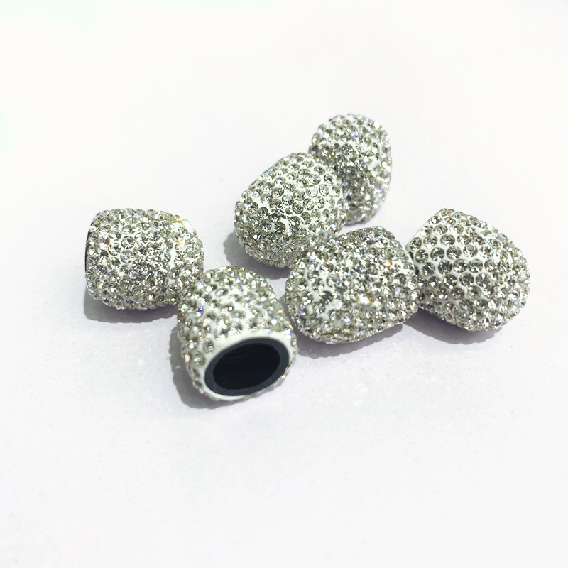 New cross-border crown valve creative diamond inlaid automobile tire general modified valve core female Multi color drill