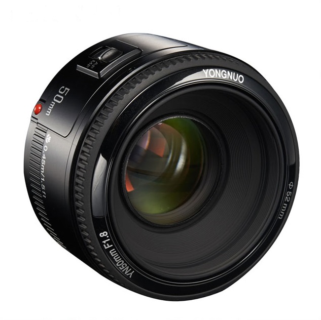 Объектив камеры YongNuo yn50 мм F1.8C, цифровая камера 2021, новейший объектив камеры с автофокусом