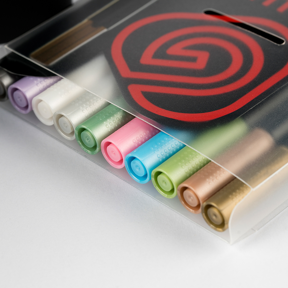 GM3010 metallic color pen 6 pieces a set