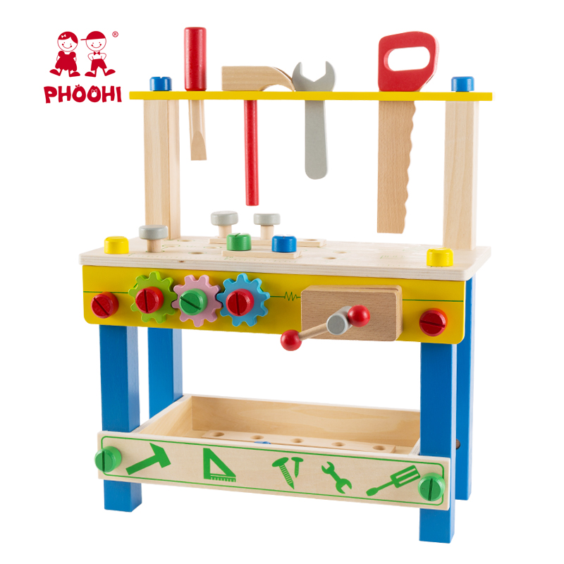 Детские развивающие ролевые игры сад инструмент Дети Деревянный Workbench игрушка для детей 3 +