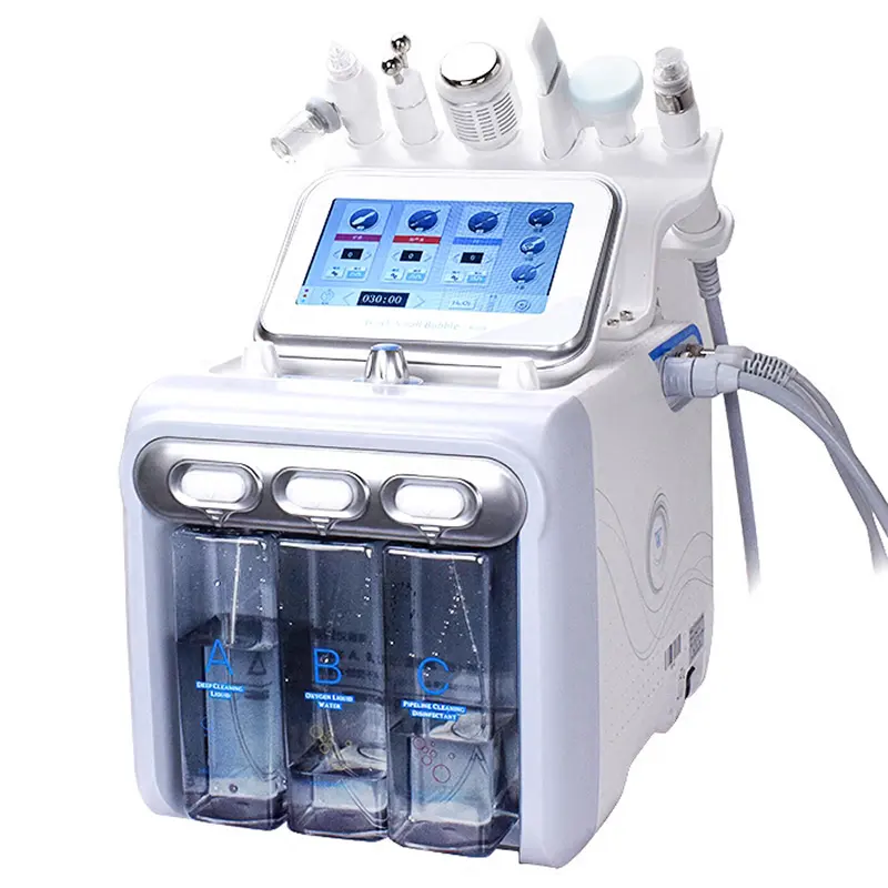 2021 hydrafacials beauty machine cleaning beauty Device hydra 6in1 H202 high frequency microdermabrasion facial clean machine