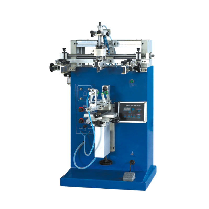 Auto cylilndrical silk screen printing machine advertising pen screen printer serigrafia maquina circular