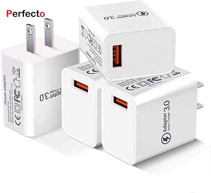 USB-адаптер для быстрой зарядки 3,0, 18 Вт, для Samsung s9 s8 iPhone X 8 7 plus 6s, быстрое зарядное устройство для xiaomi mi8 honor 10 huawei p20