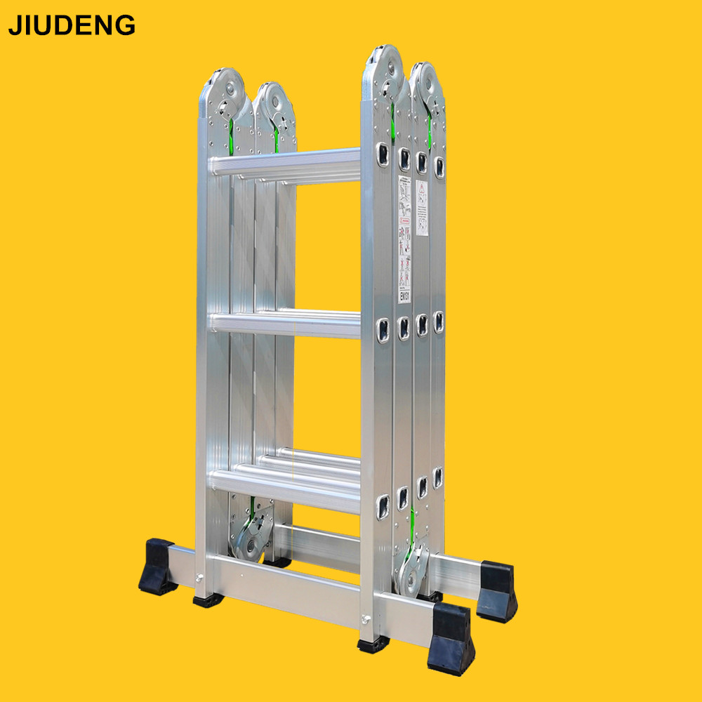 Aluminum Multipurpose Articulated Folding Ladder With Small Hinge 4x2 4x3 4x4 4x5 Steps