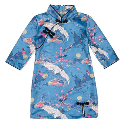 Qipao Traditional Clothing Costume Dress Qipao Girls Traditional Qipao Cheongsam Classical Old Fashion Chinese Women Ethnic OEM