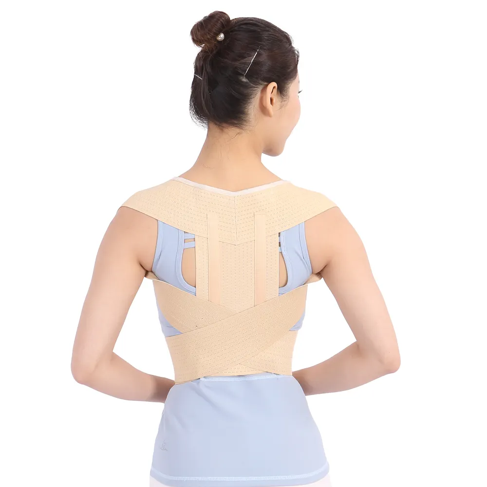 Posture Corrector Support Orthopedic Shoulder Corrective Therapy Support Pain Relief Belt Back Posture Corrector With CE