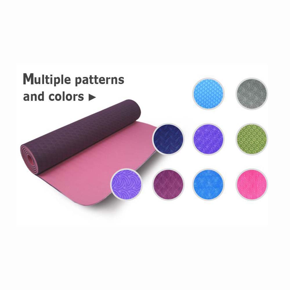 hot Fitness TPE mat wholesale mats for the yoga exercise at home