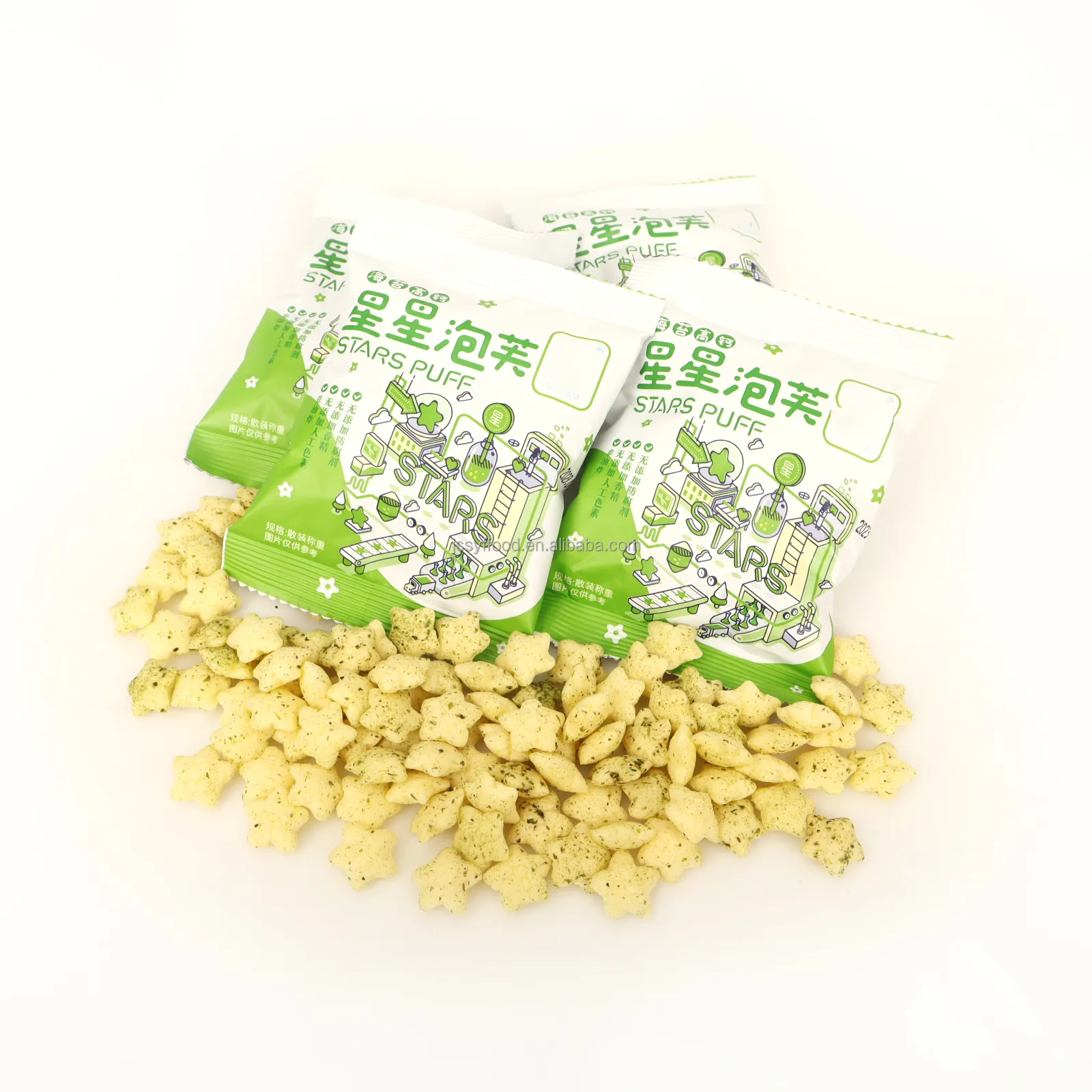 Factory direct sale wholesale healthy snacks children's casual snacks Cereal nori flavour Puff snack