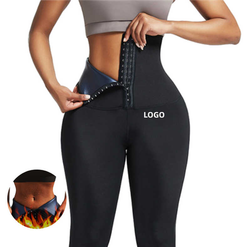 Women Fitness High Waist Sauna Sweat Pants Tights Shapewear Corset Leggings