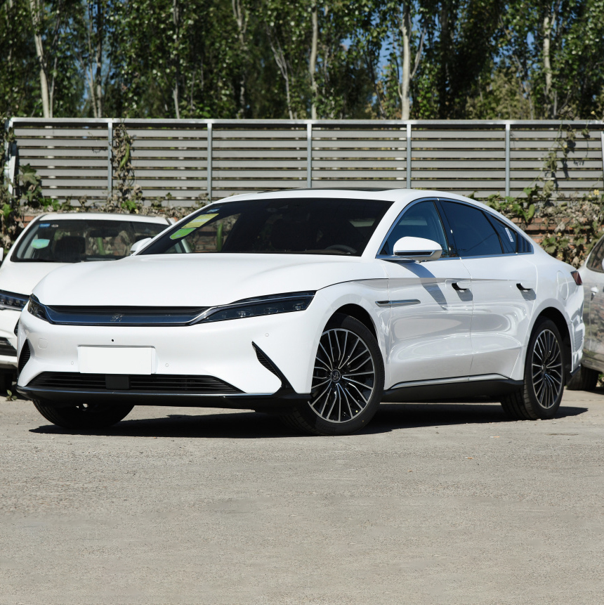 2021 б/у высокоскоростной 185 км/ч Срок службы батареи 605 км/ч BYD han, электромобиль с подушкой безопасности