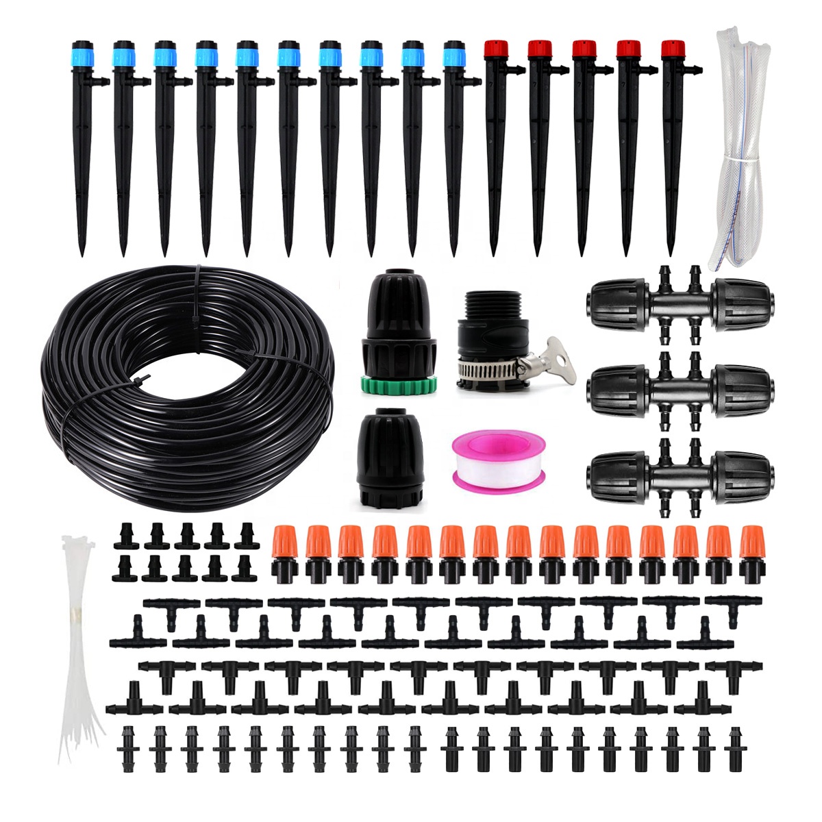 Low cost agriculture automatic drip irrigation system lawn watering device
