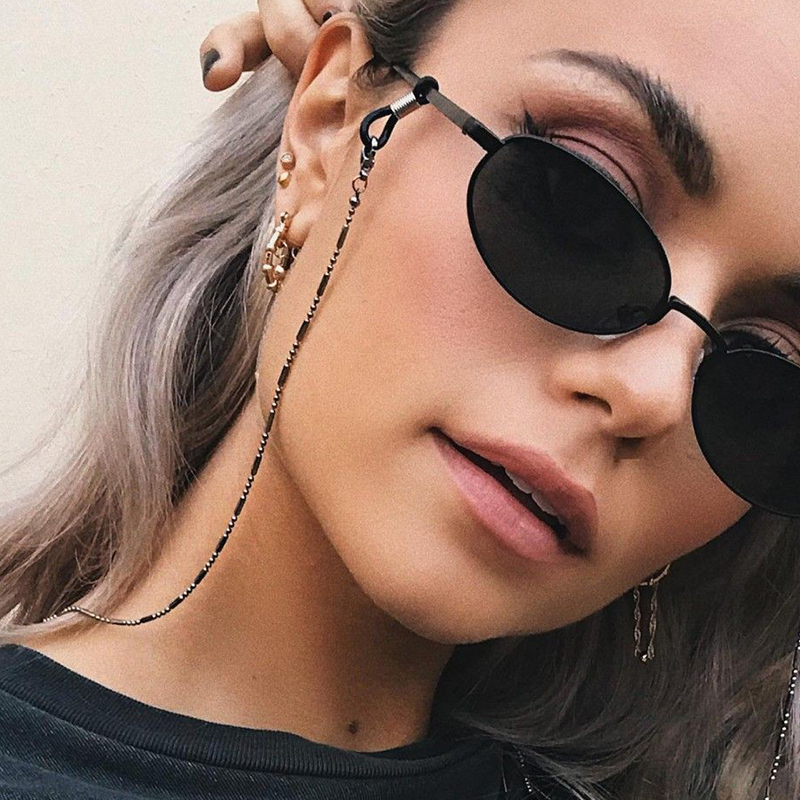 Fashionable Metal Eye Glasses Chain Neck Strap Rope Chain Cords Holder For Eyeglasses