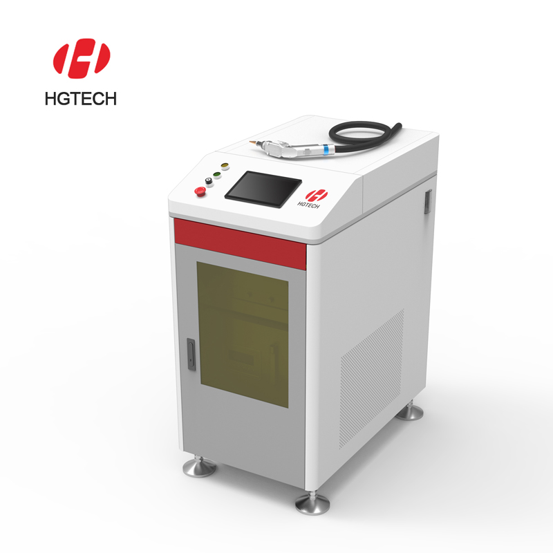 Ручной Волоконно-лазерный сварочный аппарат HGTECH, непрерывный лазерный сварочный аппарат