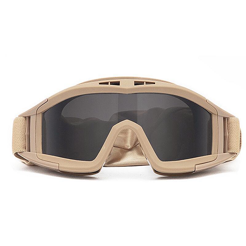 Outdoor Motorcycle Cycling Sport Glasses Shooting Windproof Tactical Combat Goggles