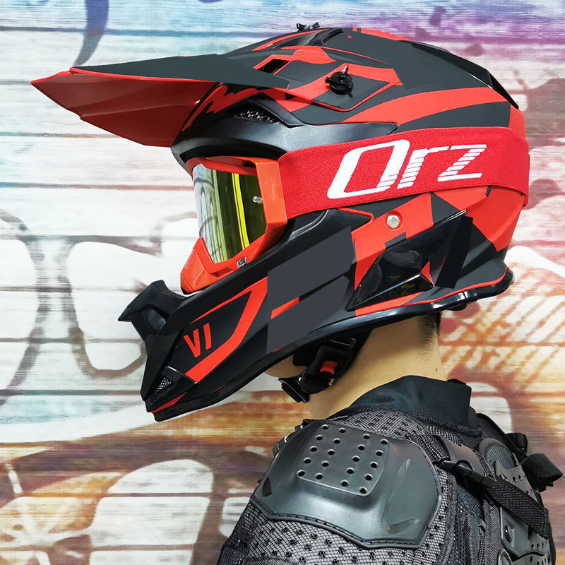 Шлем для мотокросса в стиле лисы, сертифицированный в горошек, для BMX, ATV, MX шлемы для внедорожников, MTB DH, горный велосипед, велосипедный шлем