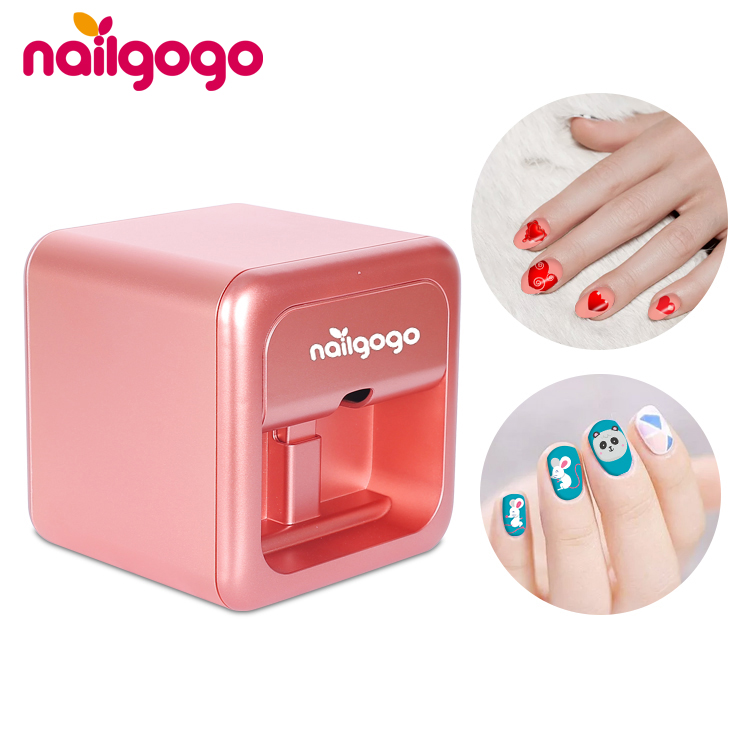 Цифровая Wi-Fi печать на пальцах nailgogo цена портативная Wi-Fi интеллектуальная машина печать на ногтях F4