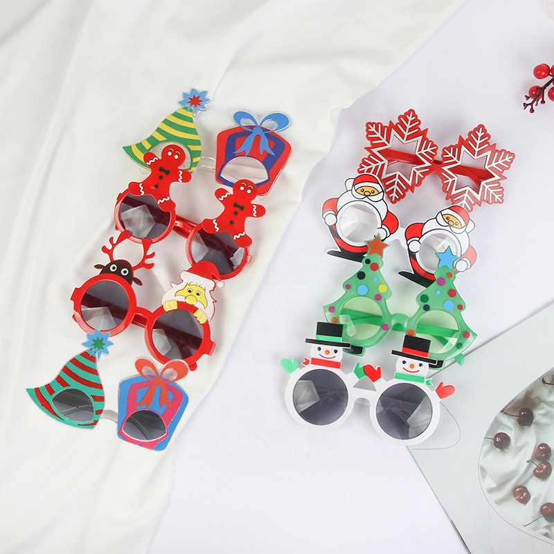 Christmas Party Santa Claus Elk Glasses sunglasses for kids Xmas novelty Christmas decoration glasses