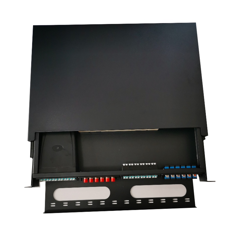 1U 19 "24x LC/PC дуплексные адаптеры волоконно-оптические патч-панели с заводскими ценами