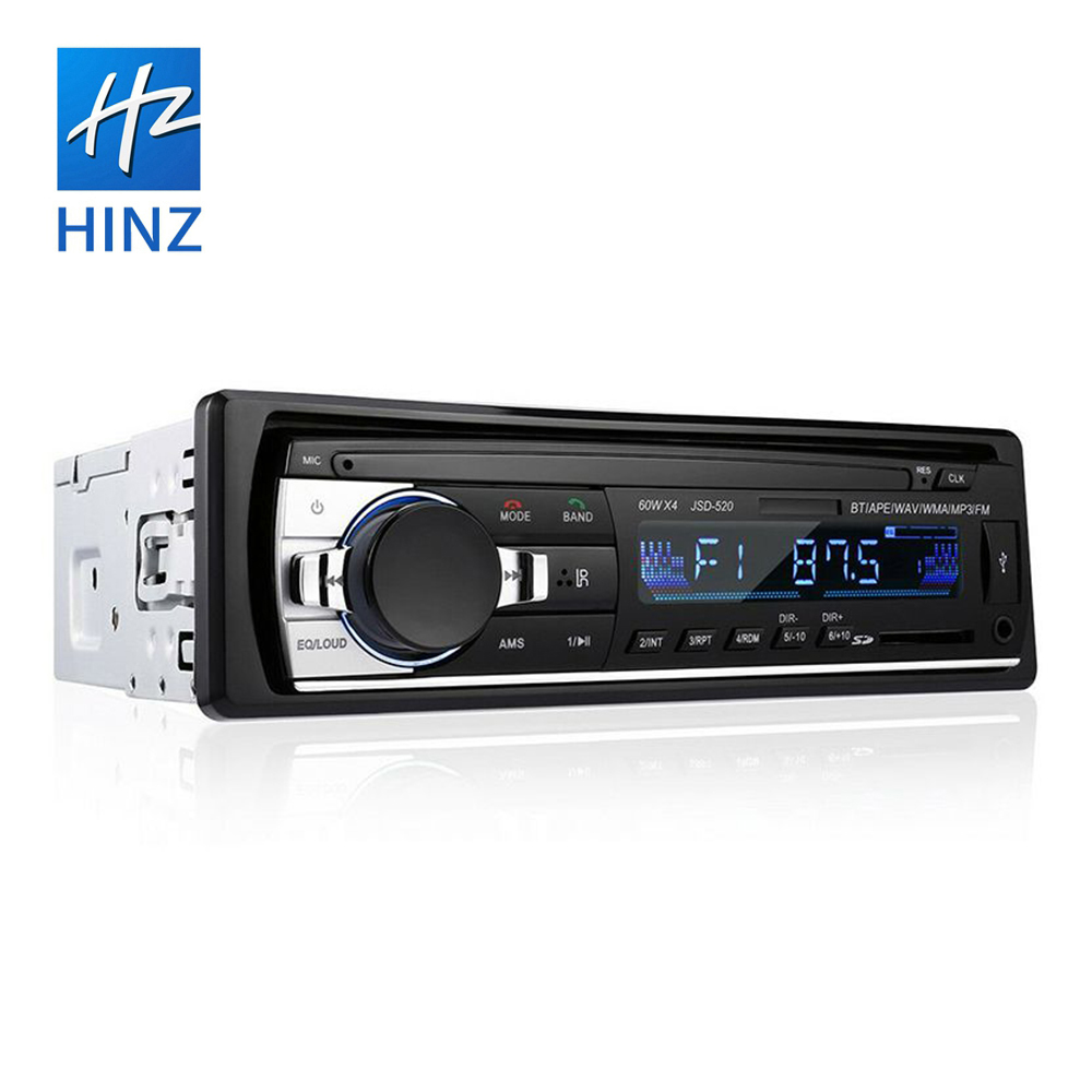 Горячая Распродажа, низкая цена, Автомобильный MP3-плеер JSD520 1Din, встроенный автомобильный радиоприемник