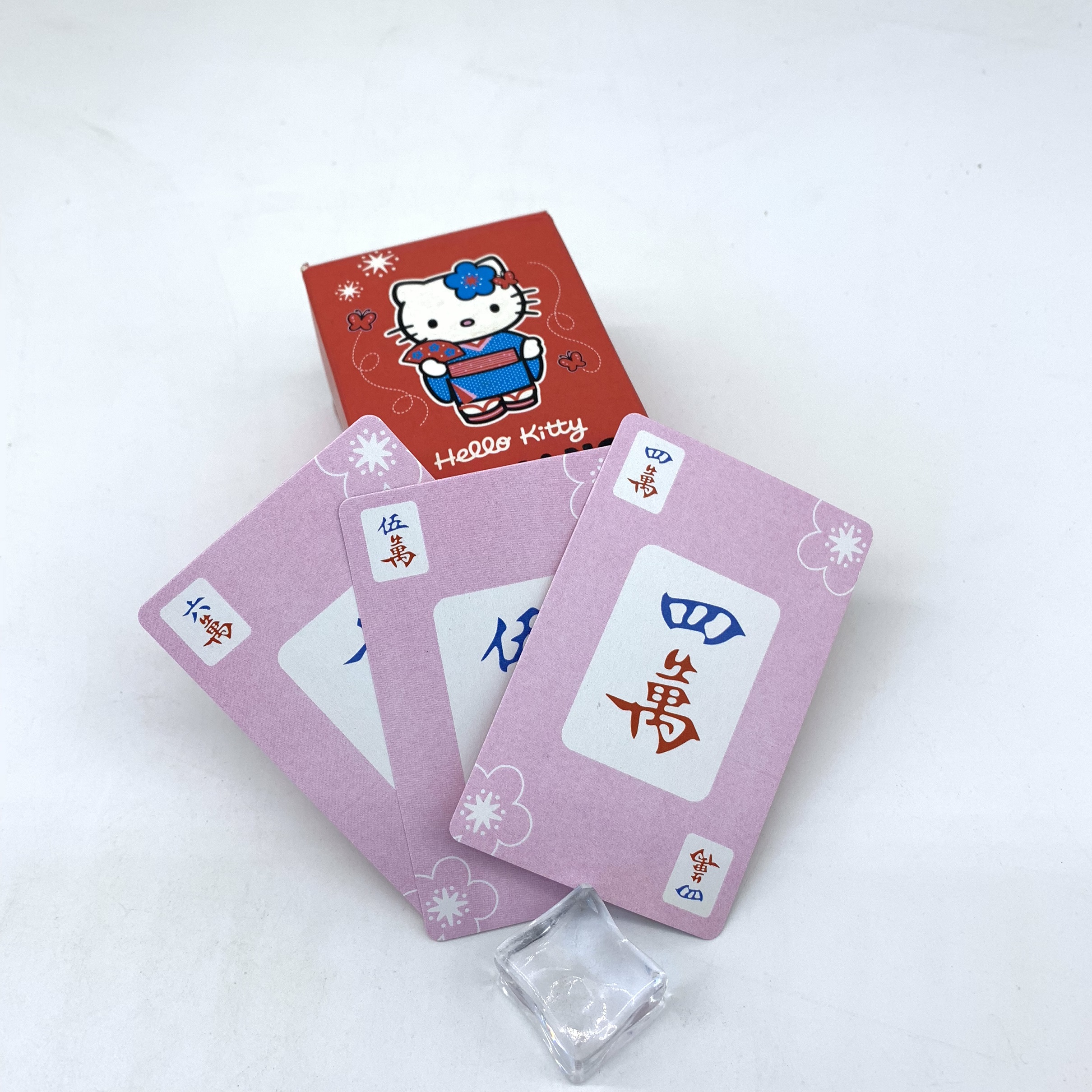 Пользовательская печать, оптовая продажа, персонализированный логотип Hellokitty, игра маджонг, карты, настольные игры