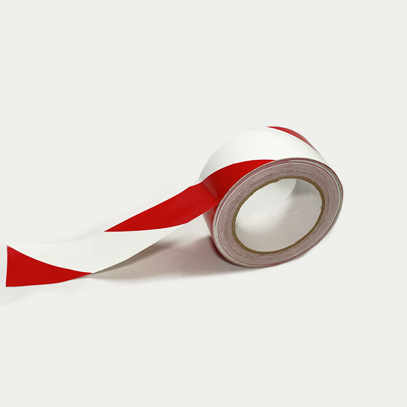 Factory custom production red white print safety danger caution warning tape