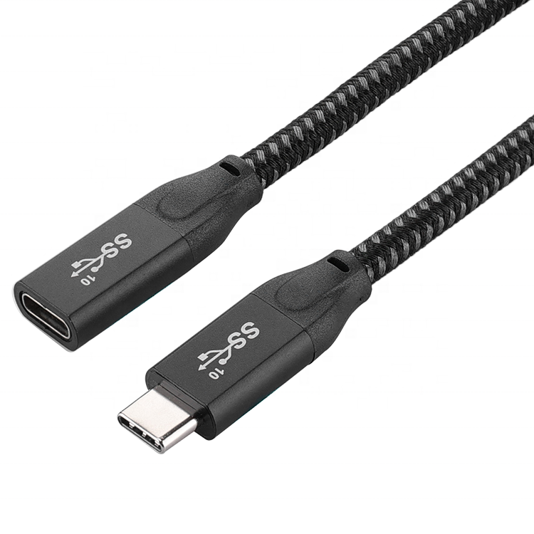 Ульт-unite Высокое качество USB 3,1 Плетеный мужского и женского пола USB-C кабель-удлинитель