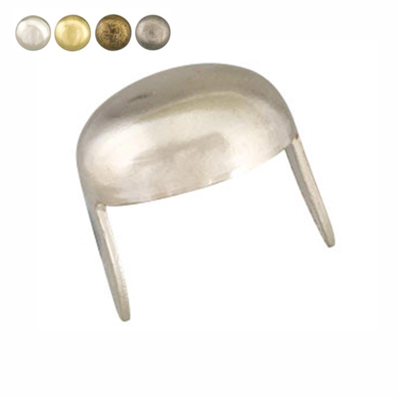 Hot Sale Dome Rivets 2 Claw Studs Round Prong Spots Mushroom Head Spikes Rivet For Clothes Shoes