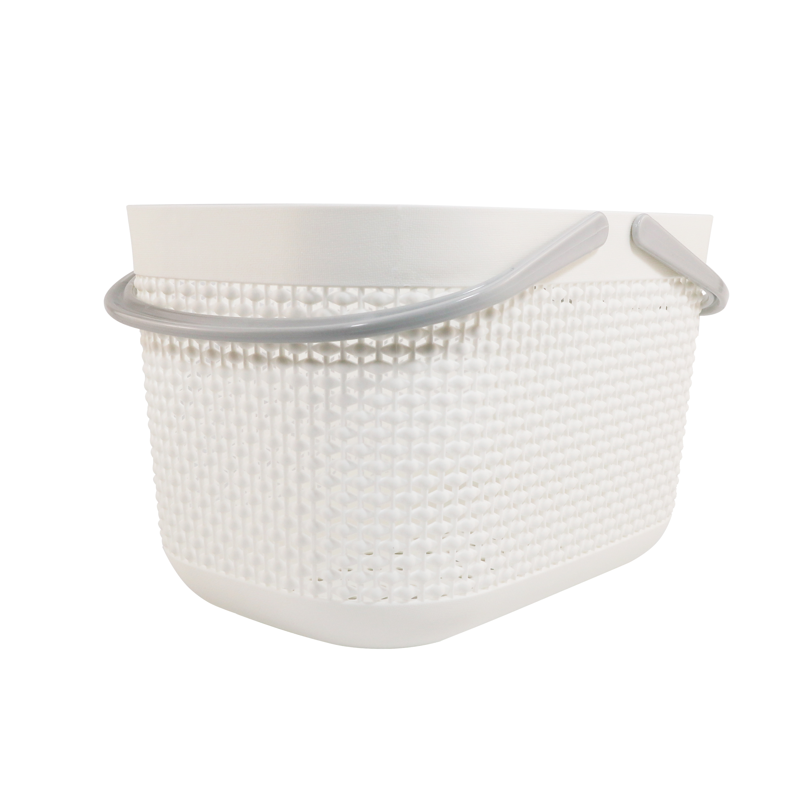 Household simple plastic table top storage box bathroom kitchen storage basket