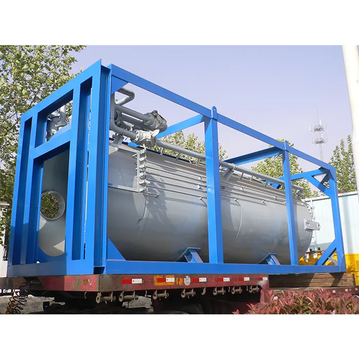 High pressure vessel chemical equipment ASME skid mounted stainless steel buffer tank