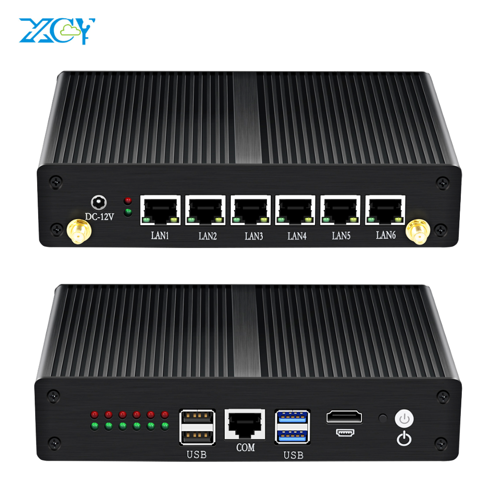 Сетевой маршрутизатор PfSense брандмауэр OPNSense VPN 6 гигабит Ethernet NICs мини-ПК компьютер inteceleren 2955U Core i3 5010U i5 4200U