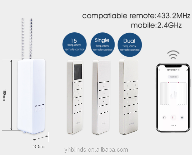 Мотор цепи для штор с римскими жалюзи с приложением wifi amazon alexa googlehome пульт дистанционного управления